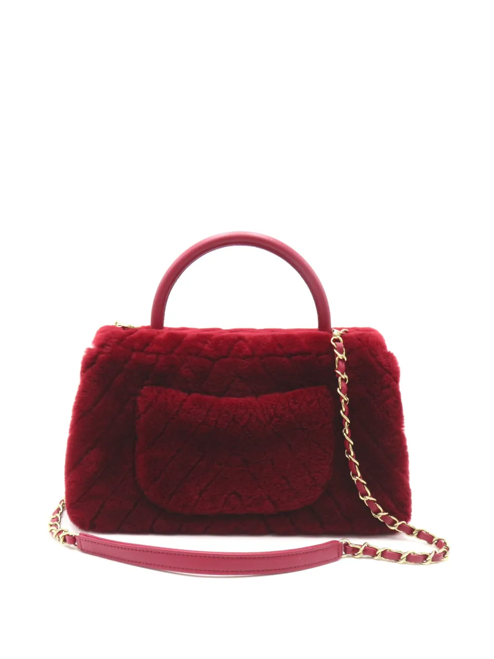 CHANEL Pre Owned 2019 Coco Handle Shoulder Bag Red FARFETCH IE
