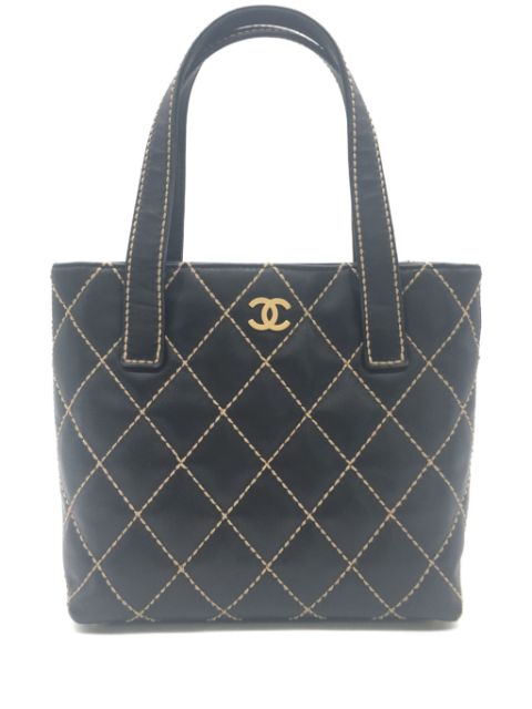 HOT SALE CHANEL 2002-2003 Wild Stitch tote bag Women