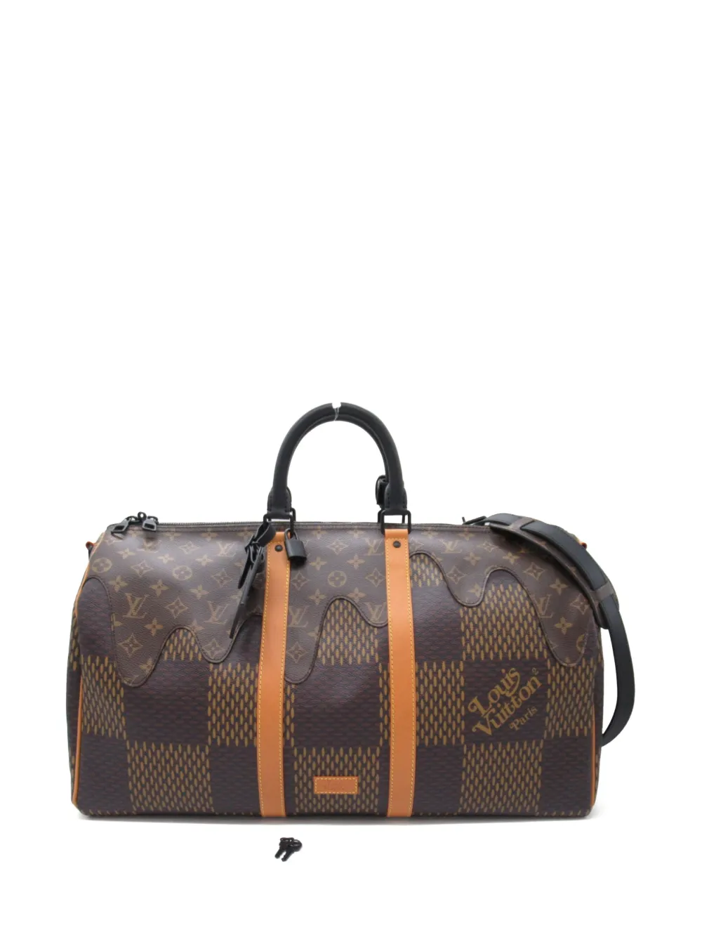 Affordable Louis Vuitton Pre-Owned 2020 Keepall 50 Bandoulière two-way travel bag WOMEN