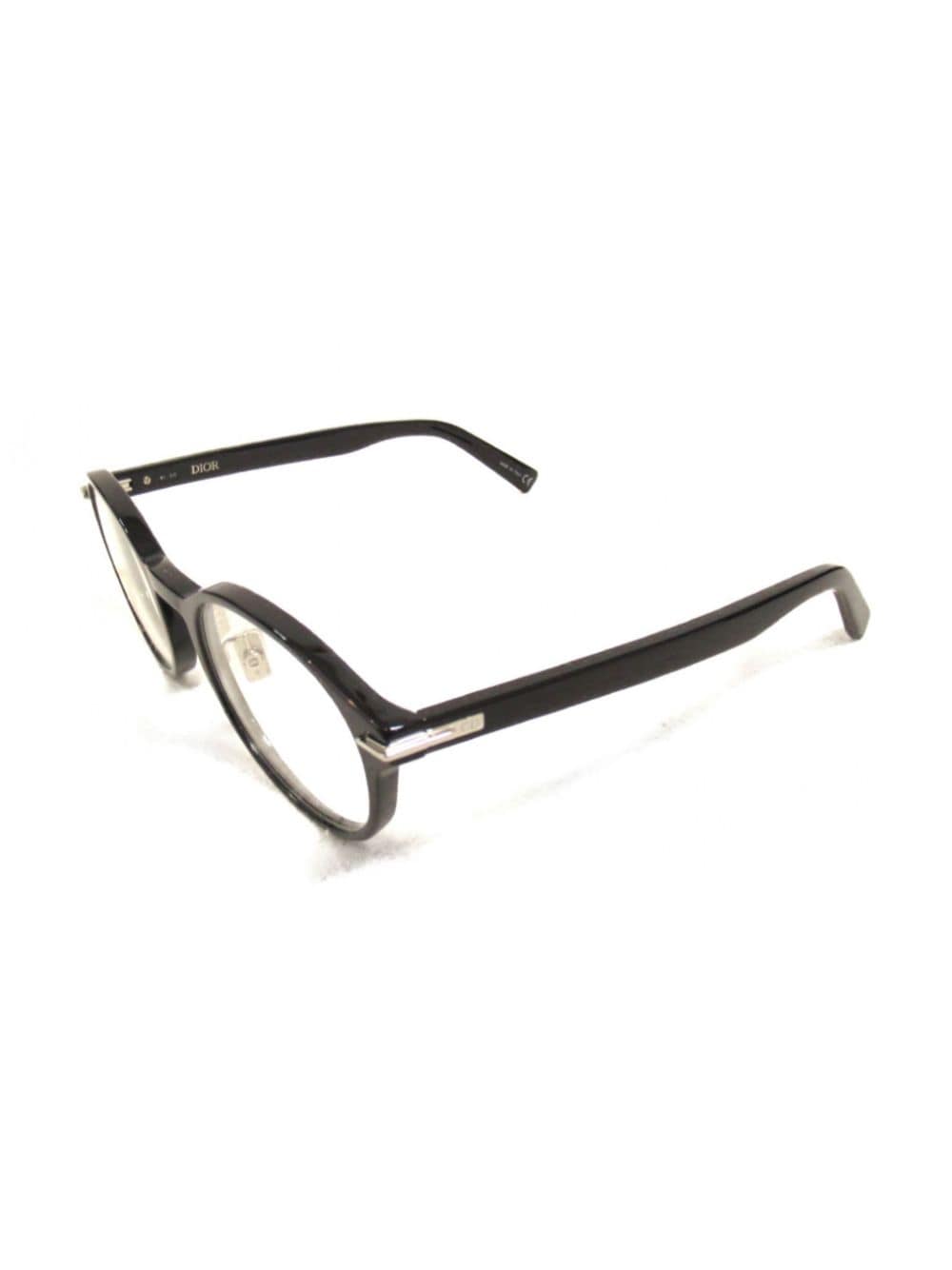 Christian Dior Pre-Owned 2020s round-frame glasses - Zwart