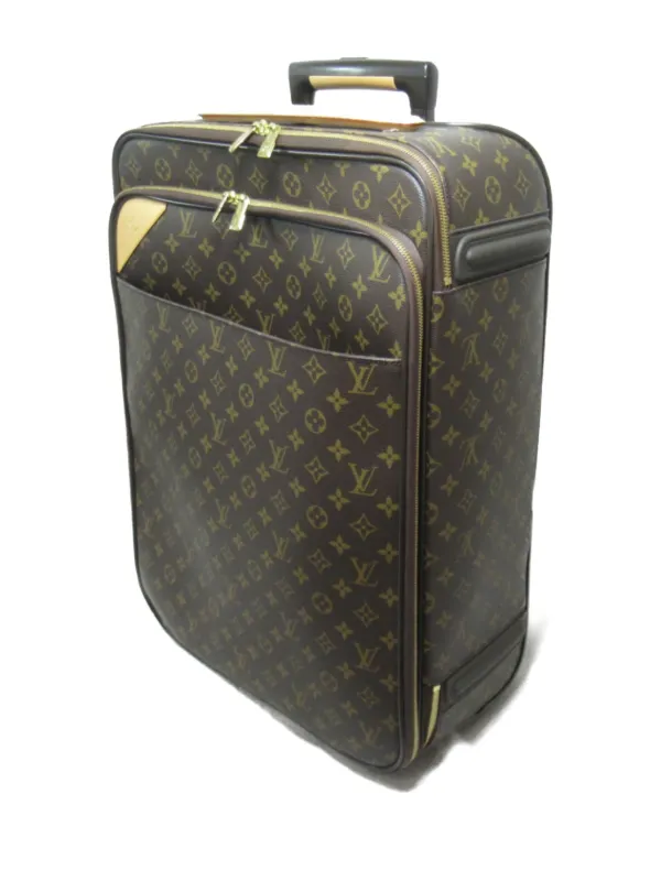 Louis Vuitton Pre Owned Valise Pegase 55 2012 Marron FARFETCH CM