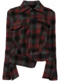 Yohji Yamamoto checked jacket - Red