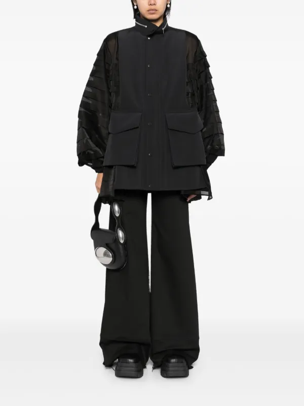 Sacai パネル ジャケット | ブラック | FARFETCH JP