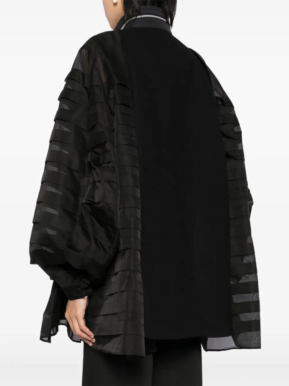 sacai Jack met vlakken Zwart