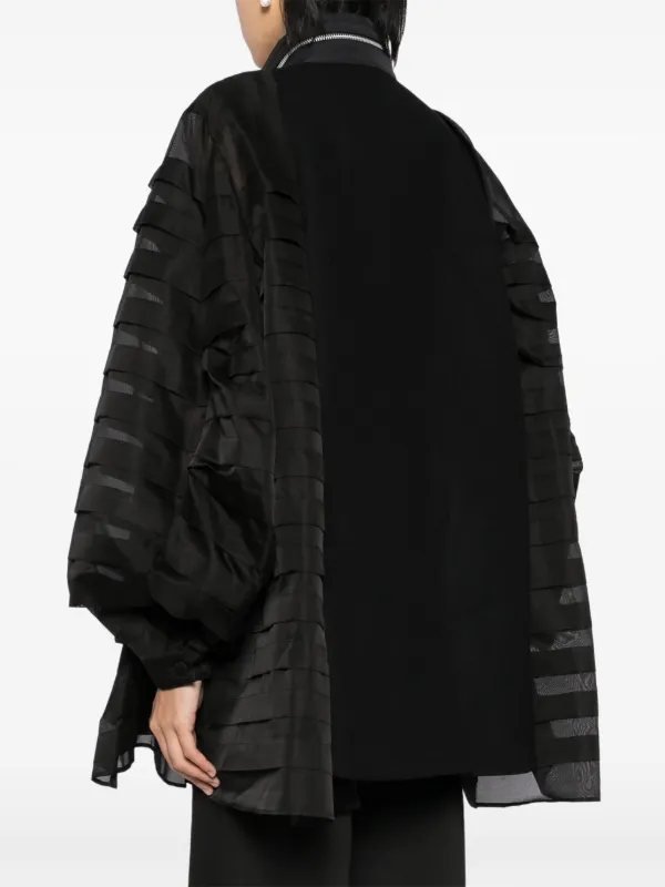Sacai パネル ジャケット | ブラック | FARFETCH JP