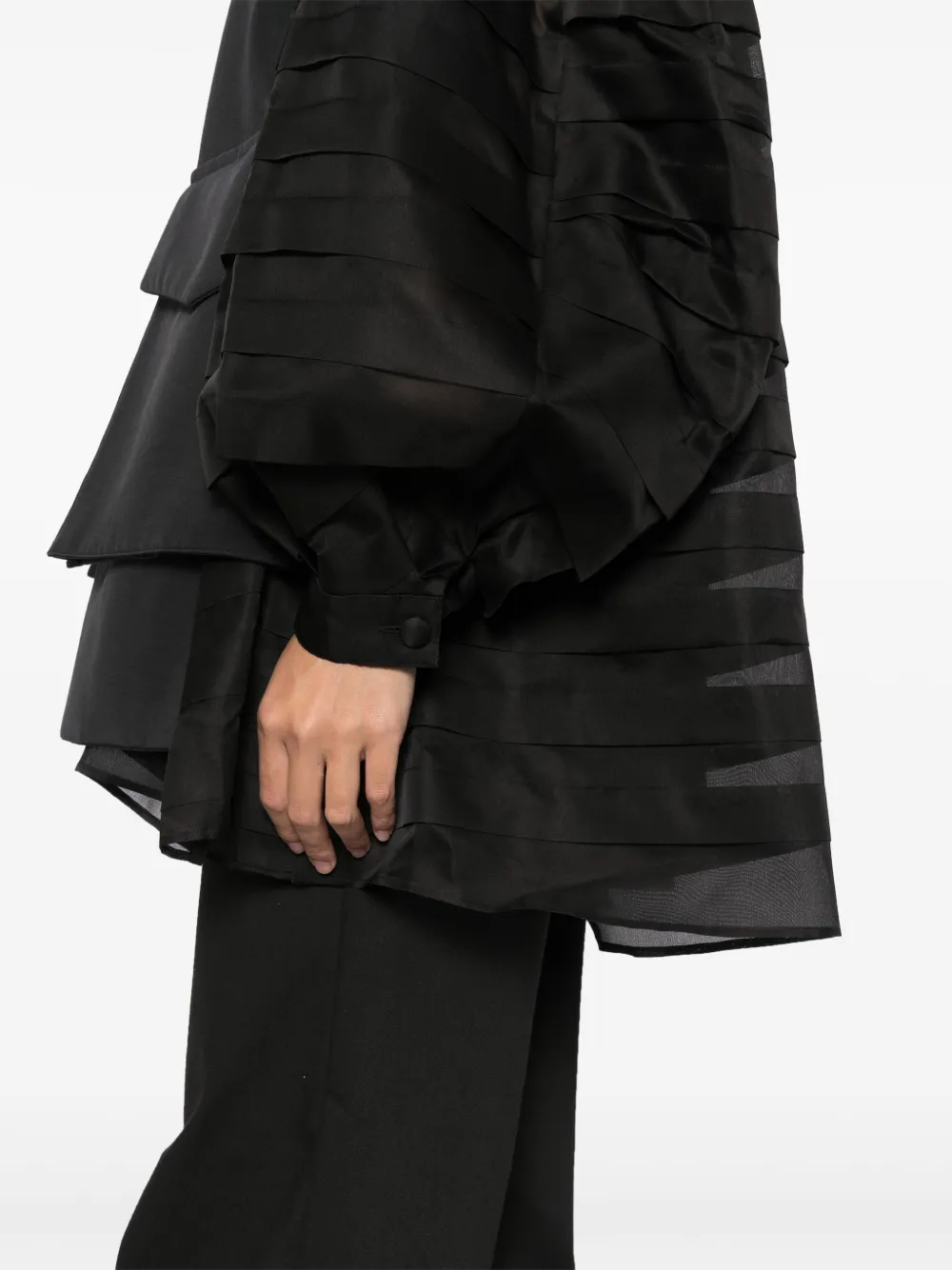 sacai Jack met vlakken Zwart
