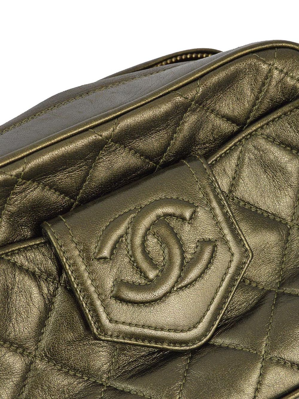 Cheap HOT SALE CHANEL 1990 mini diamond-quilted tassel-detailed camera bag Women