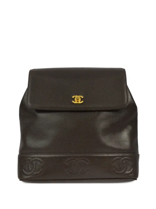 Sac à dos Triple CC (1997) - CHANEL Pre-Owned - Modalova
