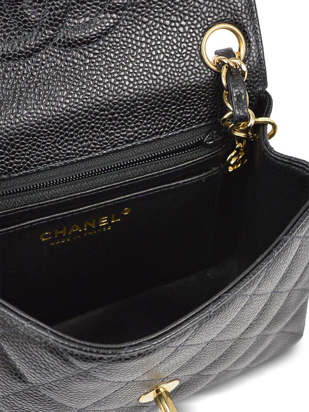 Affordable HOT SALE CHANEL 2003 mini Classic Square Flap shoulder bag Women