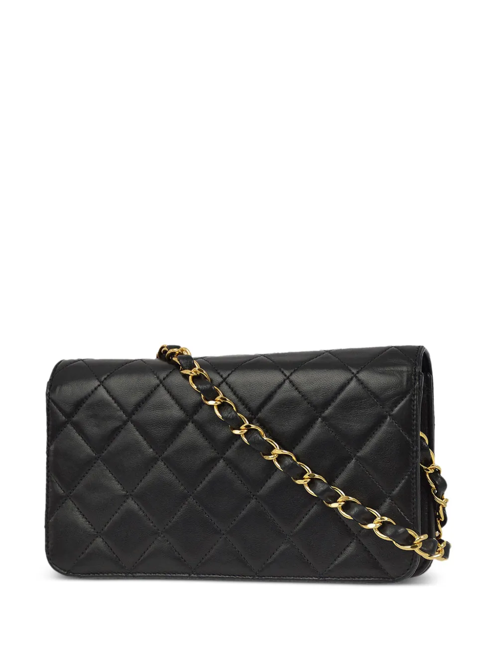 CHANEL Pre-Owned 2000 Full Flap kleine schoudertas - Zwart
