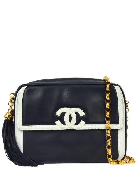 HOT SALE CHANEL 1992 CC tassel-detail camera bag Women