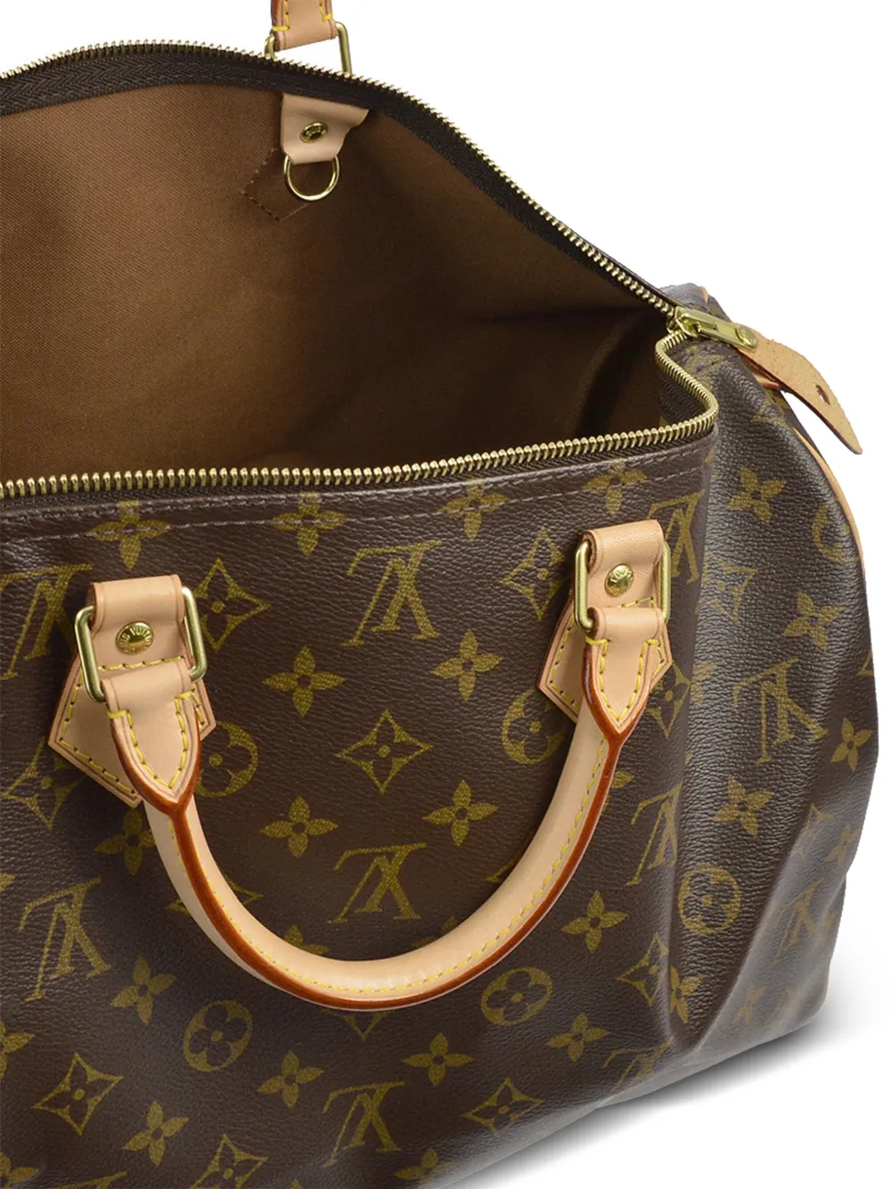 Pre-owned Louis Vuitton 2012 Speedy 40 Handbag In Brown