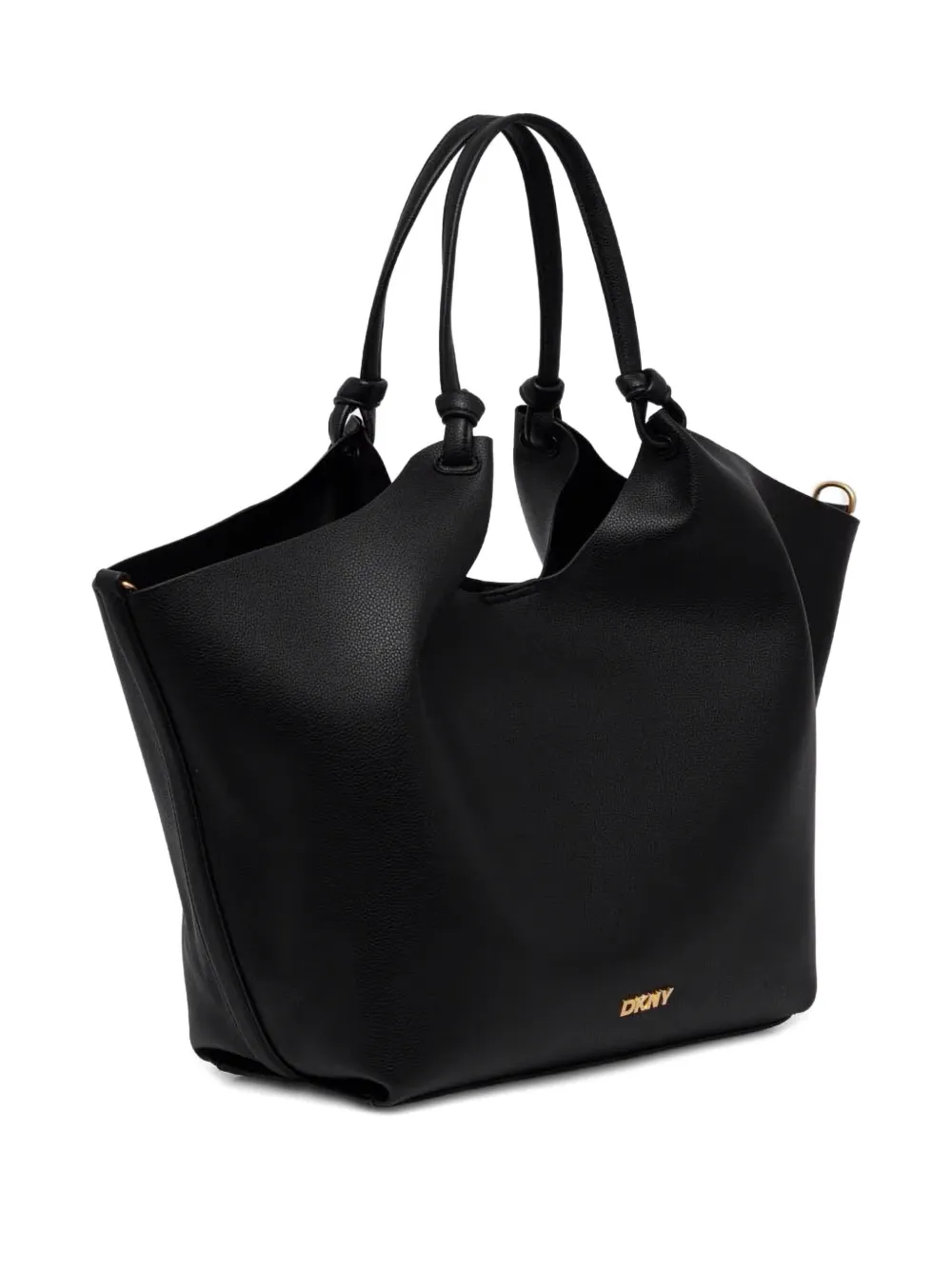 DKNY Shopper met structuur - Zwart