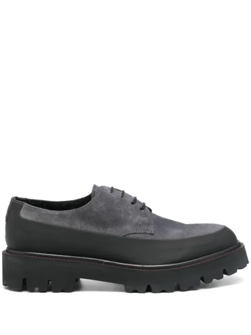 Kiton derbies en daim - Bleu - Kiton - Modalova