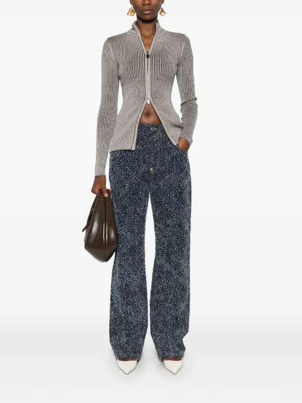 (関税・送料込)Stella McCartney パネル ストレート ジーンズ 関税・送料込)Stella McCartney パネル ストレート ジーンズ