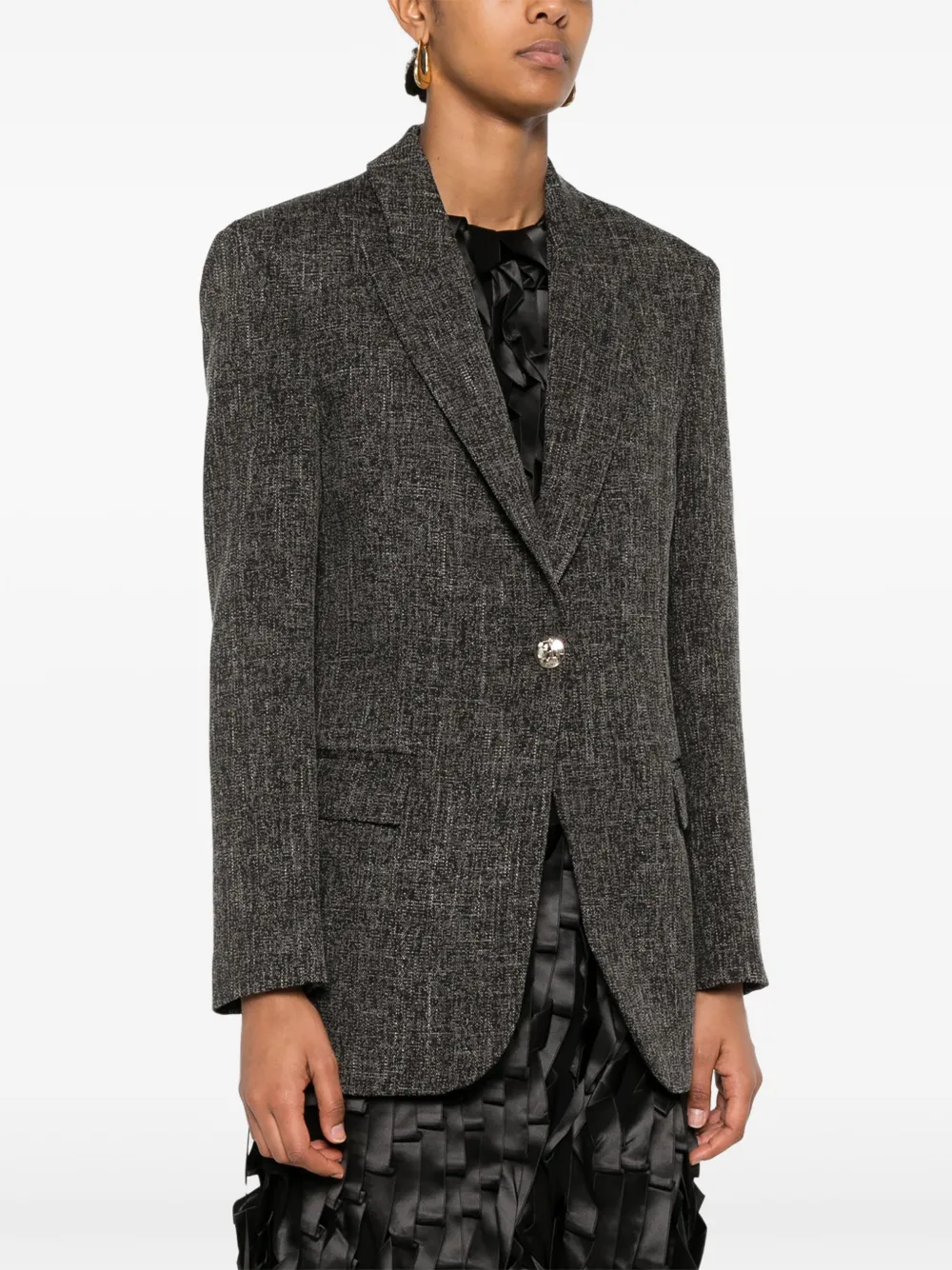 LIU •JO PEAK-LAPELS BLAZER