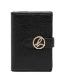 agnès b. leather card case - Black