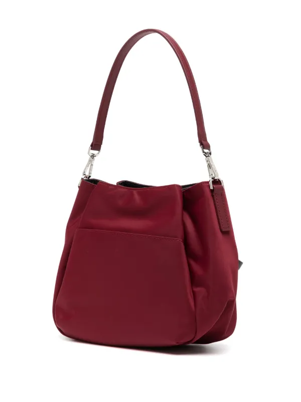 agnes b. two way nylon tote bag women Nylon Leather Nylon One Size Red