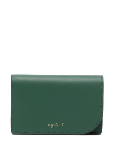 agnès b.  leather card case