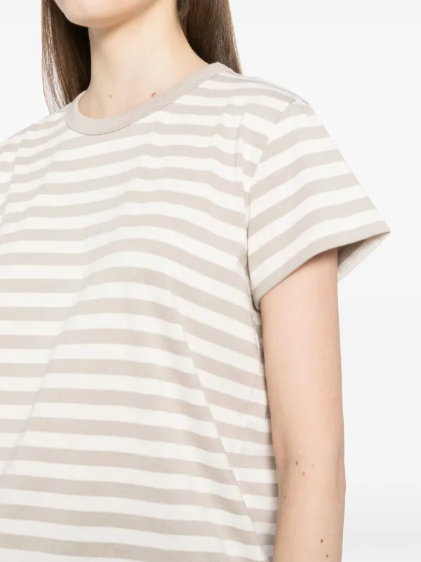 Agnes b striped t shirt best sale