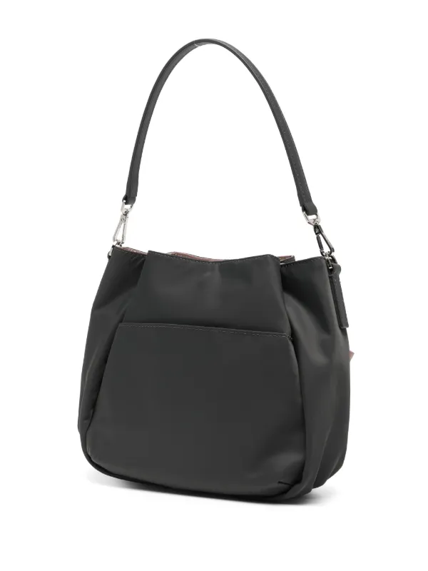 ゆ EYELETS NYLON TOTE BAG (GREY) 3188B Kate Spade Kitt Large Nylon Tote Bag Nimbus Grey K6031 NWT Gray
