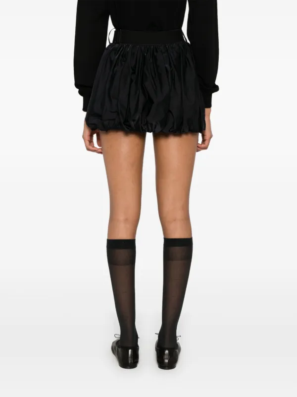 スカート Elisabetta Franchi BELTED SKIRT Circle skirt in satin fabric with belt | Elisabetta Franchi