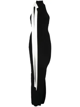 David Koma satin-bow Maxi Dress | Black | FARFETCH BH