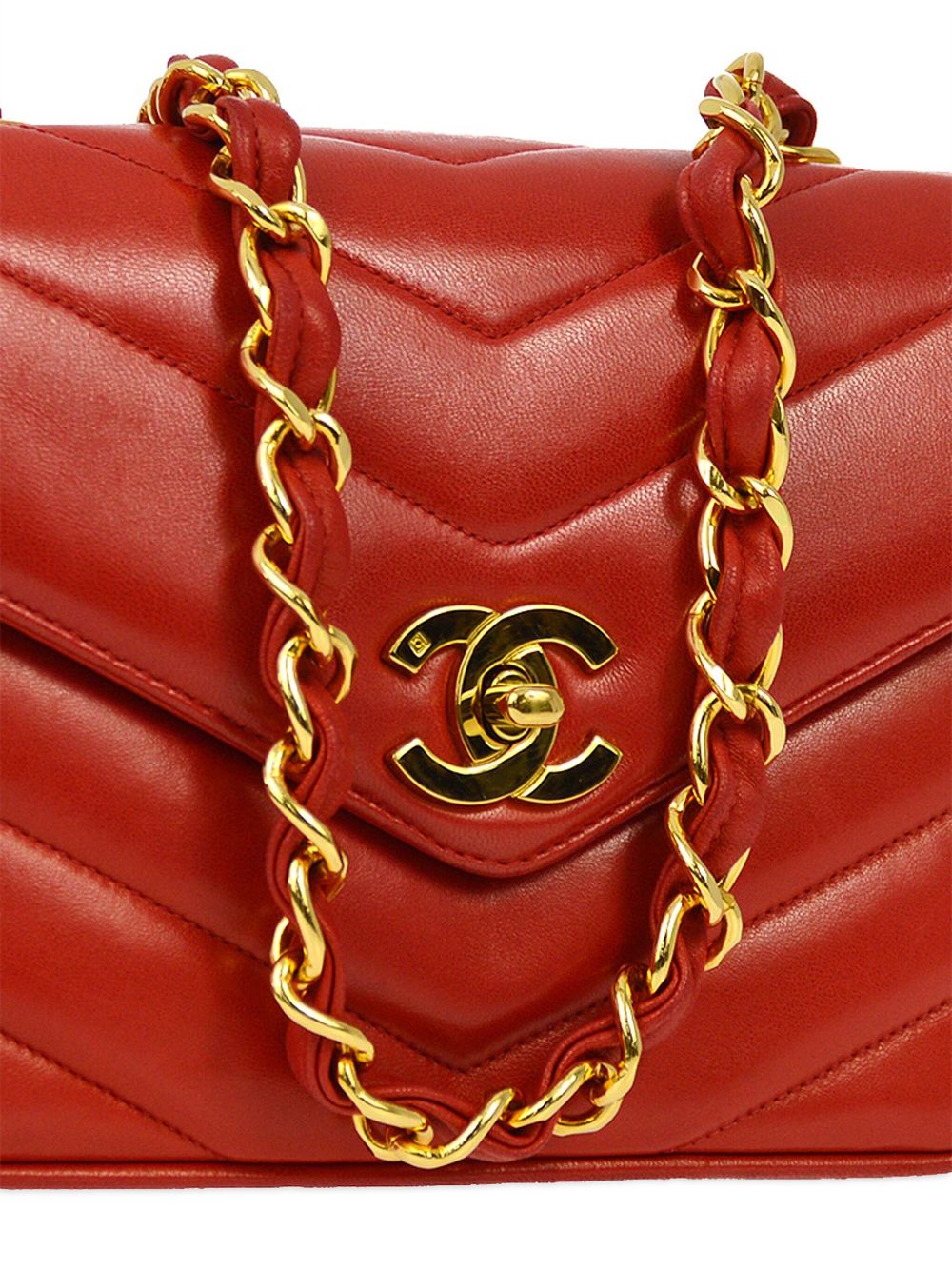 CHANEL 1995 Chevron shoulder bag Women