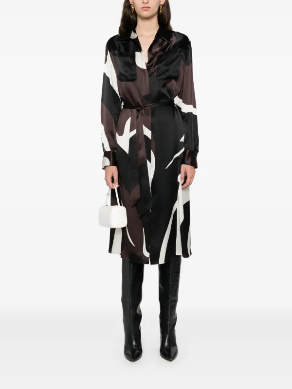 ワンピース KITON SILK DRESS Kiton Silk Midi Dress | Black | FARFETCH