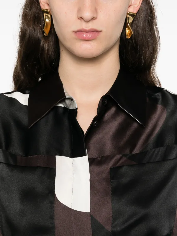 Kiton Silk Midi Dress | Black | FARFETCH