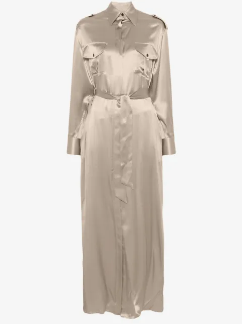 Kiton silk maxi dress