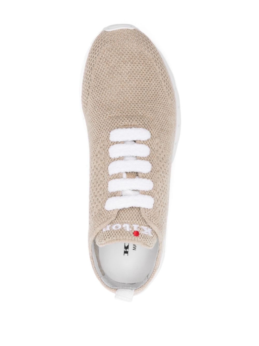 Kiton Gebreide sneakers Bruin