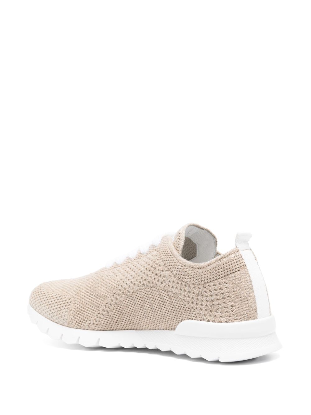 Kiton Gebreide sneakers Bruin