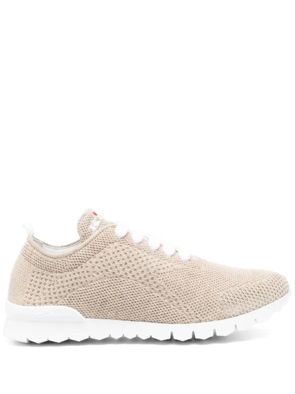 Kiton Knitted Sneakers in Brown