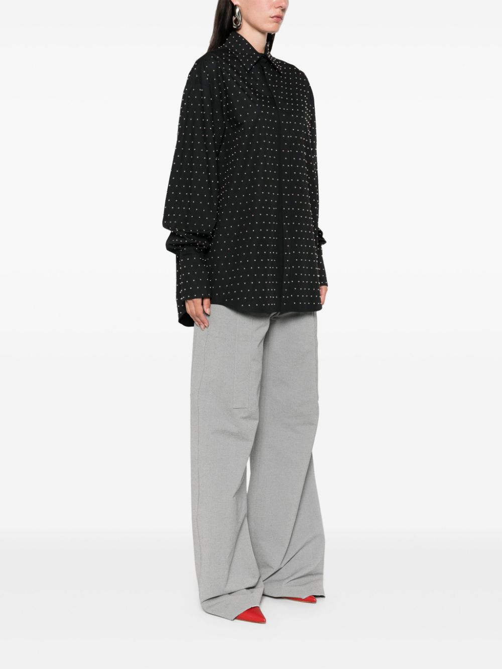 Shop Sportmax Vicky Shirt In Black