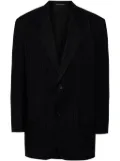 Yohji Yamamoto striped blazer - Black