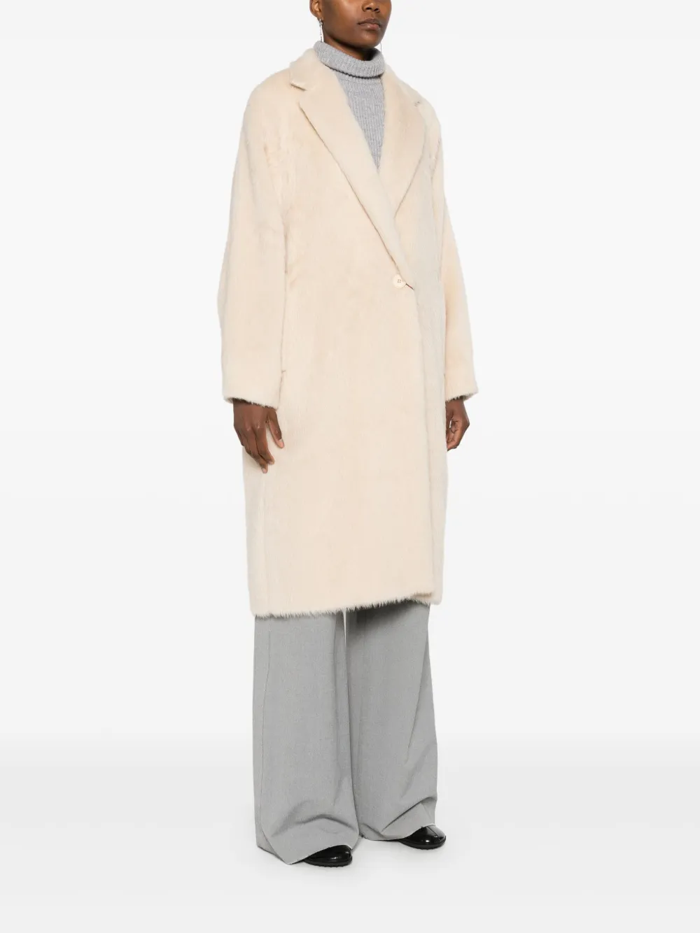 Max Mara Xavier Coat In Neutrals