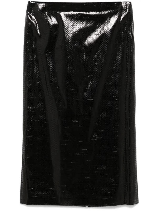 スカート ALEXANDER McQUEEN NYLON TARPAULIN PENCIL SKIRT 25064253_55540569_600.jpg