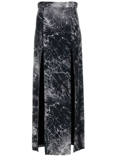 Alexander McQueen abstract-print skirt Women