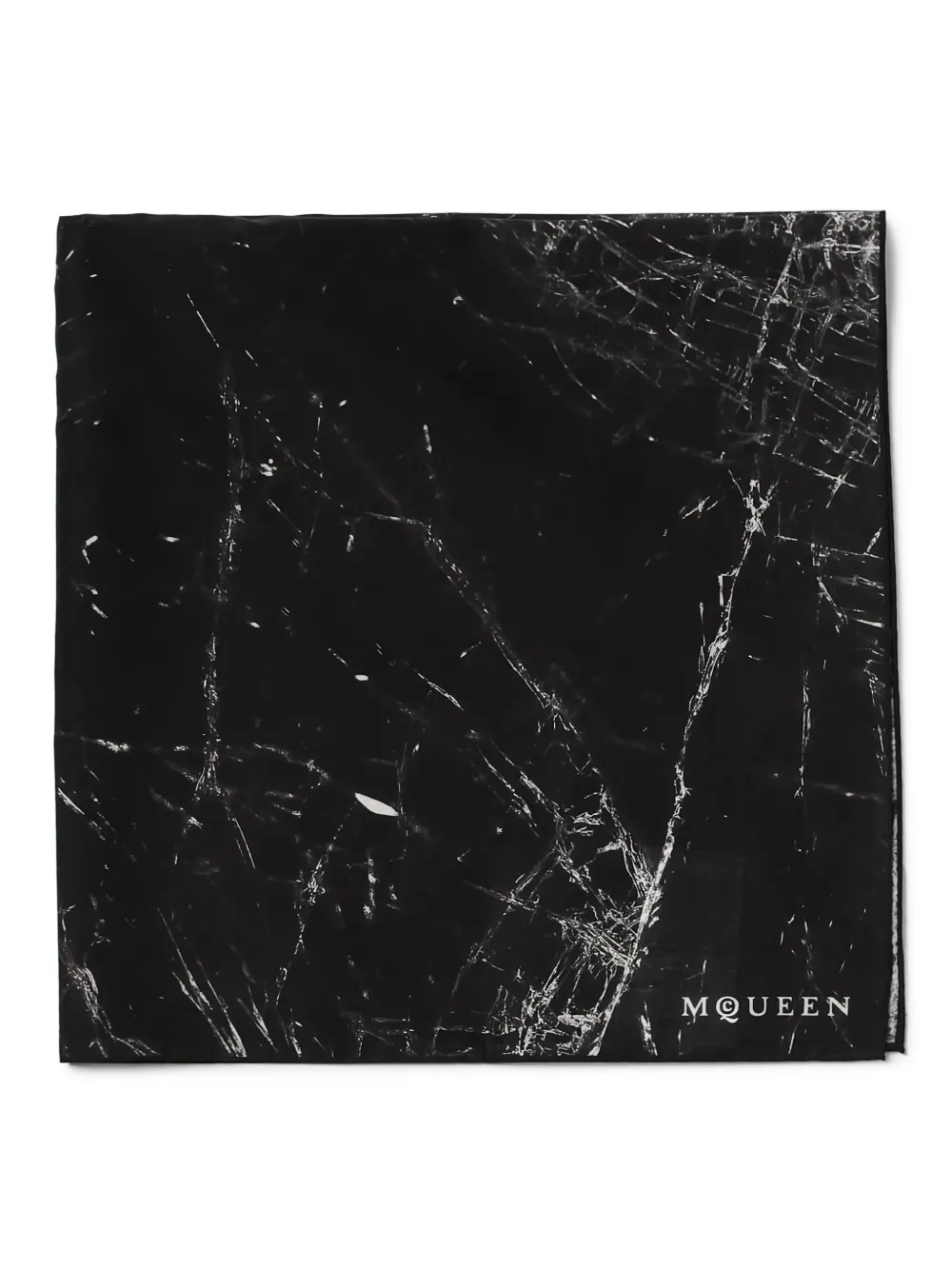 Alexander McQueen Smashed Screen scarf | Black | Image 1