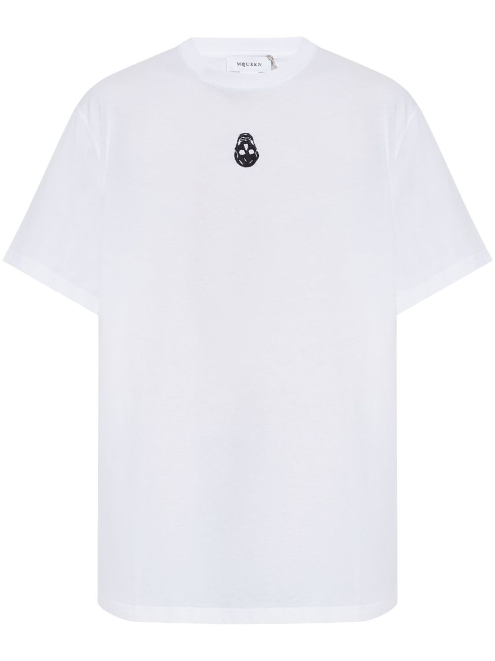 Shop Alexander Mcqueen Crew-neck T-shirt In White