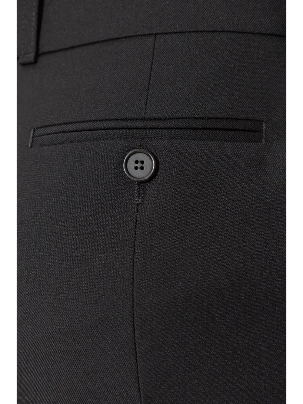 Alexander Mcqueen Wool Trousers In Black