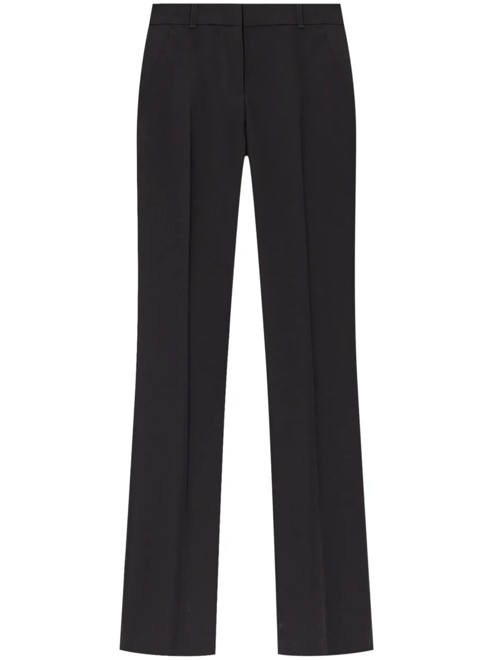 Alexander Mcqueen Wool Trousers In Black