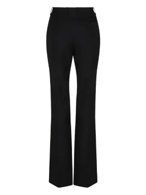 パンツ ALEXANDER MCQUEEN Women Straight Pants 818852 QJAEO1135 Blac Women's Trousers | Silk & Cigarettes
