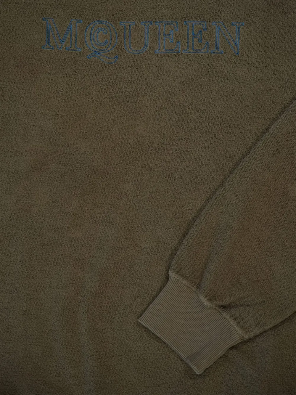 Alexander McQueen Sweater met geborduurd logo Groen