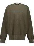 Alexander McQueen logo-embroidered sweatshirt - Green