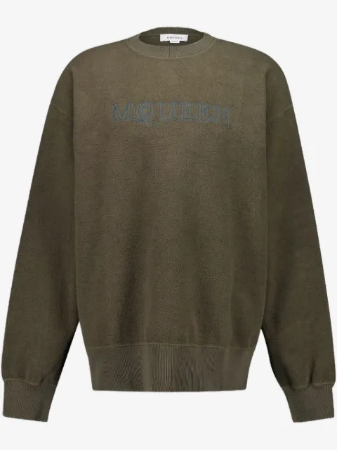 Alexander McQueen logo-embroidered sweatshirt