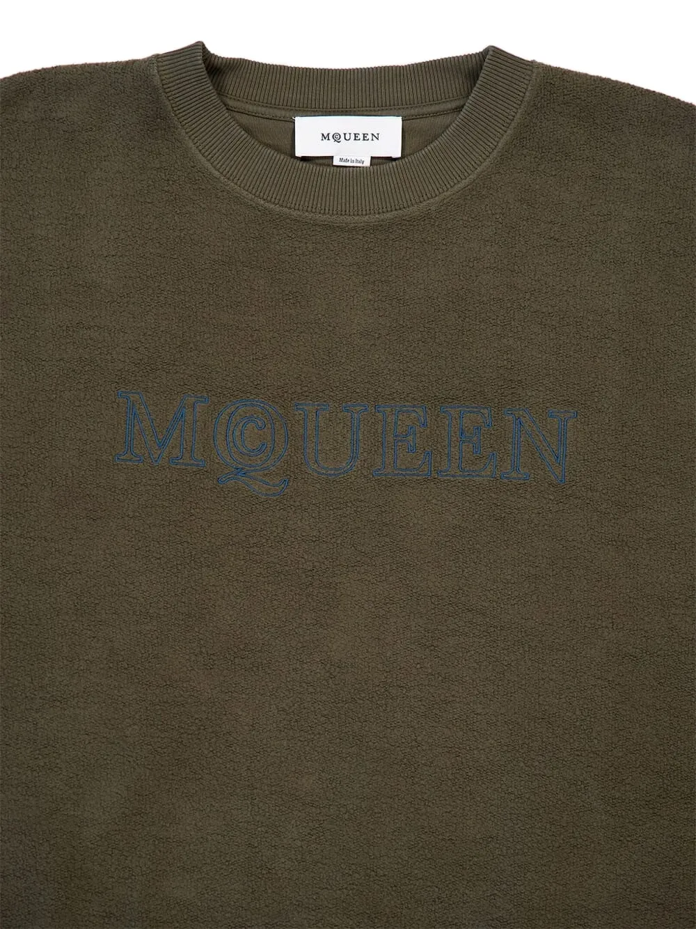 Alexander McQueen Sweater met geborduurd logo Groen