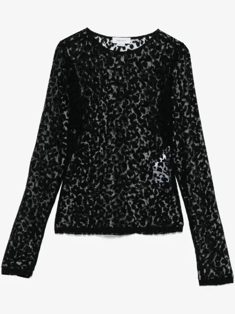 Alexander McQueen Oberteil mit Animal-Print