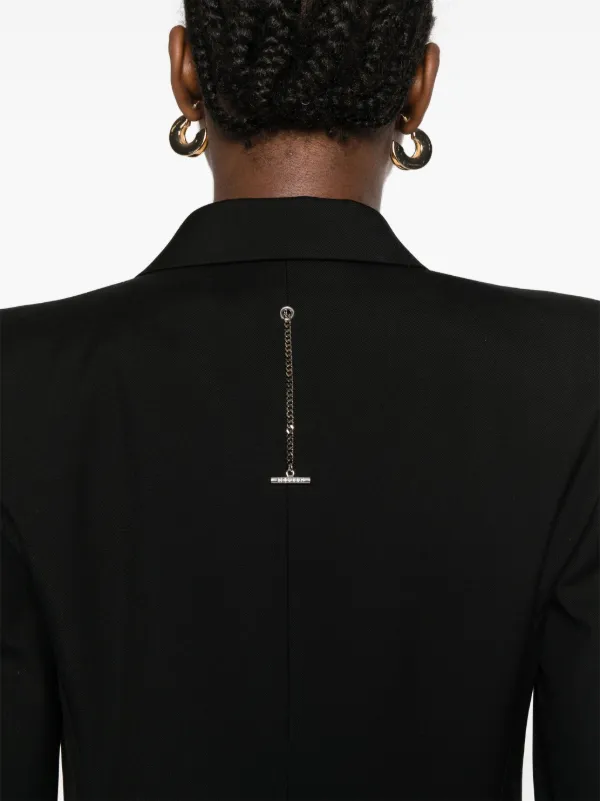 Alexander McQueen スタックショルダー ジャケット | ブラック